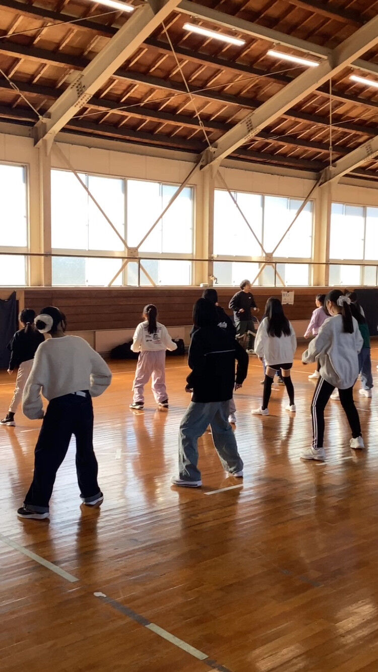 ダンス発表会に向けての合宿がいよいよ今日からスタートしました