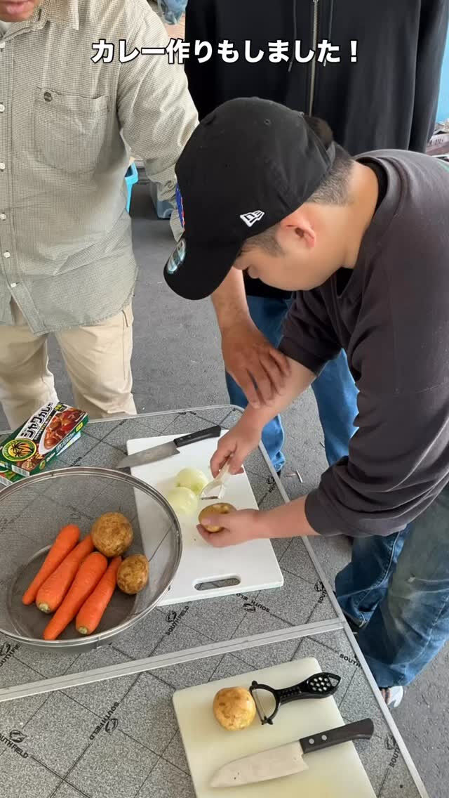 カレー作りにも挑戦！